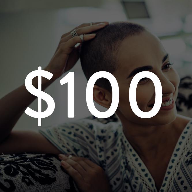 One-time $100 Donation for Community Cancer Screening  Auto renew